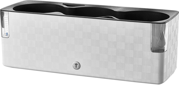 Ghiveci pentru ierburi Cobble trio cu sistem de irigare