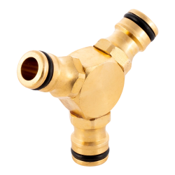 Cupla rapida tripla pentru furtun Hydro-Fix, alama