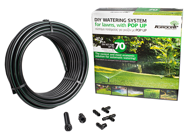 Kit pentru irigarea cu aspersoare pop-up a unei suprafete de maxim 70 m²