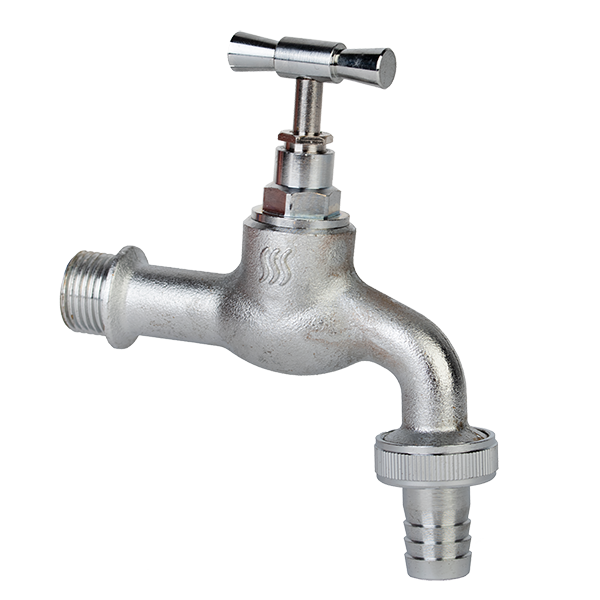 Hydro robinet dublu serviciu din alama cromata si stut