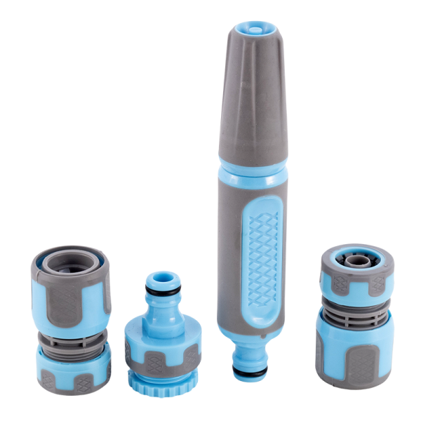 Set duza cu debit reglabil + cuple rapide Hydro-Fix Soft-Touch